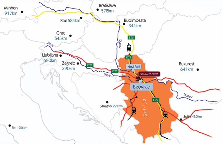 mapa srbije stara pazova Kako stići | Tourist Organization of Stara Pazova mapa srbije stara pazova