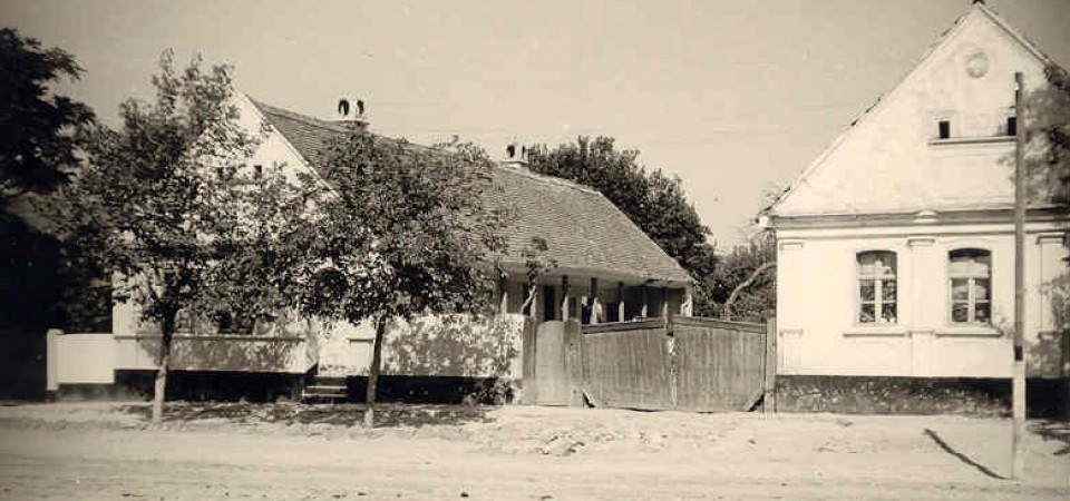 Na staroj fotografiji  iz Novih Banovaca vidi se kuća porodice Johanna Millicha  , prva polovina 20. veka. Sa sajta www.neu-banovci.de