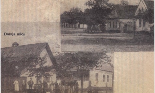 Na staroj razglednici iz 1916.godine  vidi se mesto Novi Banovci  sa kućama, ljudima, ulicom Donjom i Gornjom.