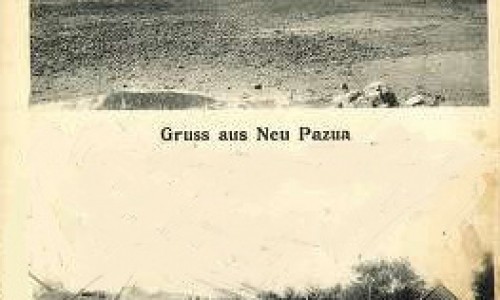 Na staroj razglednici vidi se mesto  Nova Pazova  iz prve polovine 20.veka.